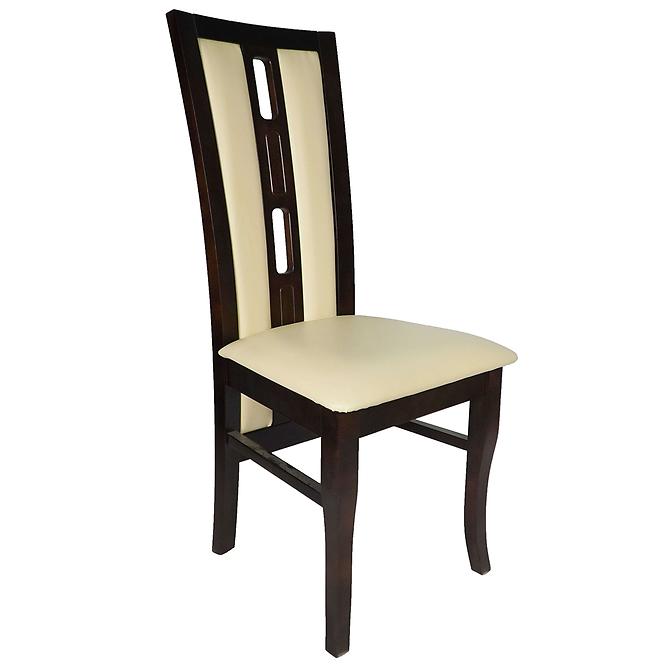 Stuhl 347 nuss Br-281 creme eko