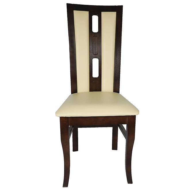 Stuhl 347 nuss Br-281 creme eko