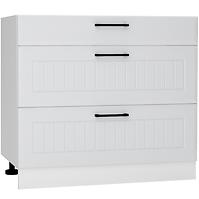 Küchenzeile Irma D90pc S/3 hellgrau matt