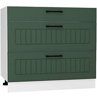 Küchenzeile Irma D90pc S/3 grün matt