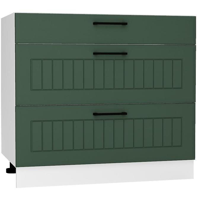 Küchenzeile Irma D90pc S/3 grün matt