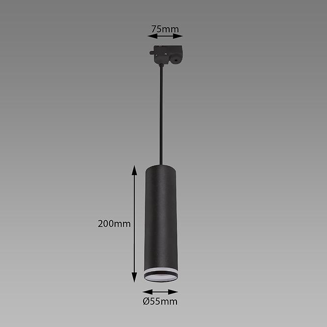 Leuchte Zula Tra 20 GU10 Black 03994 K1,2
