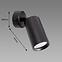 Leuchte Daria SPT GU10 Black 03947 K1,2