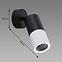 Leuchte Piano SPT GU10 Black/White 03880 K1,3