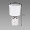 Lampe Helena E14 White 03787 LB1,3
