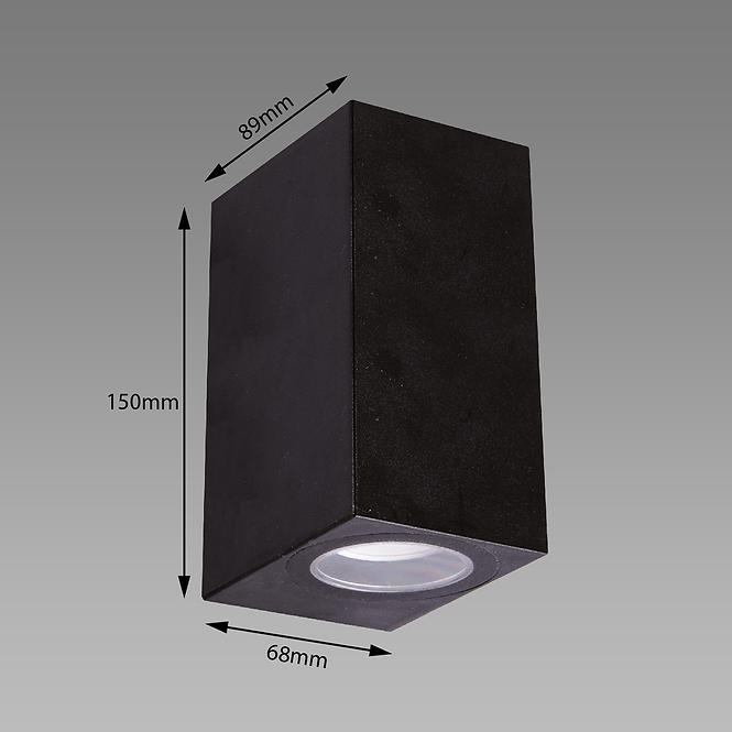Lampe Gamp 2xGU10 D Black 04019 K1