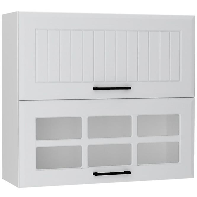 Küchenzeile Irma W80grf/2 Sd hellgrau matt