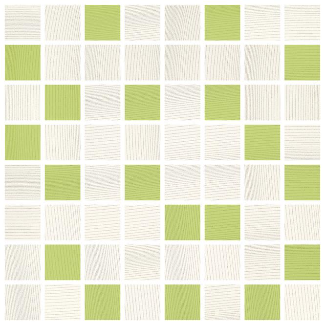 Mosaik Lira white green 25/25