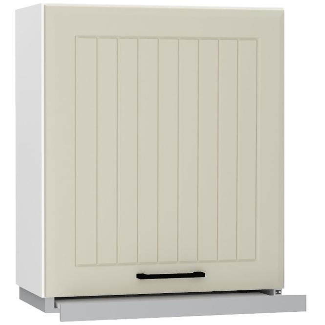 Küchenzeile Irma W60/68 Slim Pl mit silberhaube coffe matt  matt