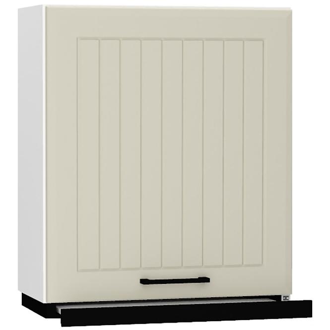 Küchenzeile Irma W60/68 Slim Pl mit schwarzer haube coffe matt