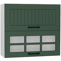 Küchenzeile Irma W80grf/2 Sd grün  matt