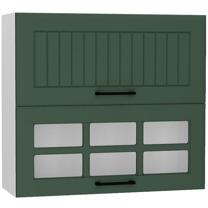 Küchenzeile Irma W80grf/2 Sd grün  matt