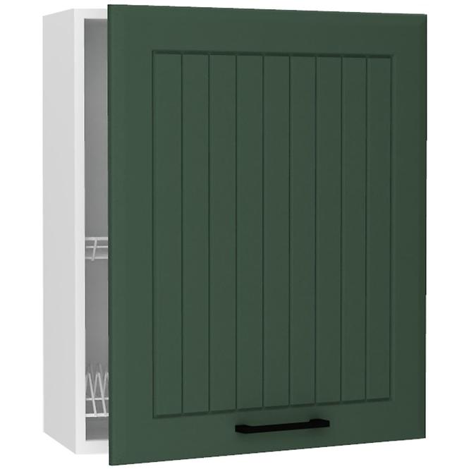 Küchenzeile Irma W60su Alu grün  matt
