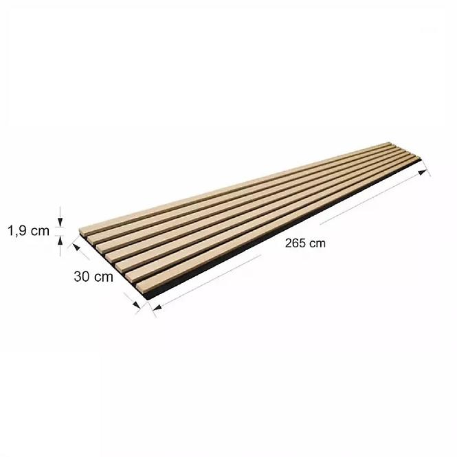 Akustikpaneel auf Filz Natur furnir 300x2650mm,7