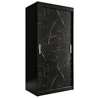 Schrank MARMUR T 100 schwarz/marmor schwarz