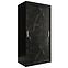 Schrank MARMUR T 100 schwarz/marmor schwarz