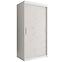 Schrank MARMUR T 100 weiß/marmor weiß