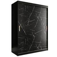 Schrank MARMUR T 150 schwarz/marmor schwarz