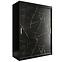 Schrank MARMUR T 150 schwarz/marmor schwarz