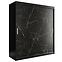 Schrank MARMUR T 180 schwarz/marmor schwarz