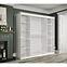 Schrank MARMUR T 200 weiß/marmor schwarz,4