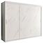 Schrank MARMUR T 250 weiß/marmor weiß