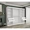 Schrank MARMUR T 250 weiß/marmor weiß,6