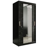 Schrank MARMUR T1 100 schwarz/marmor schwarz