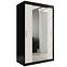 Schrank MARMUR T1 120 schwarz/marmor weiß