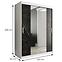 Schrank MARMUR T1 150 weiß/marmor schwarz,2