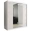 Schrank MARMUR T1 180 weiß/marmor weiß
