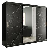 Schrank MARMUR T1 250 schwarz/marmor schwarz