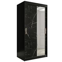Schrank MARMUR T2 100 schwarz/marmor schwarz