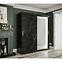 Schrank MARMUR T2 180 schwarz/marmor schwarz,3