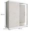 Schrank MARMUR T2 180 weiß/marmor weiß,2