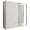 Schrank MARMUR T2 200 weiß/marmor weiß
