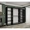 Schrank MARMUR T2 250 schwarz/marmor weiß,4