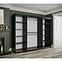Schrank MARMUR T2 250 schwarz/marmor weiß,5