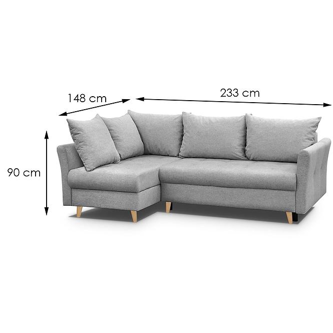 Ecksofa Niko L Gemma 86