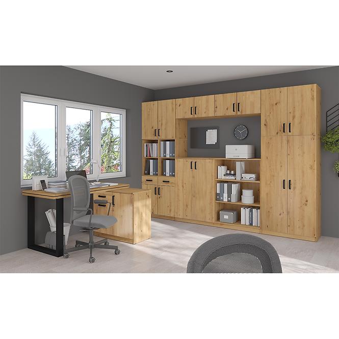 36LW+KOMODA NISKA 2F1S MALTA DĄB ARTISAN TYP 820,7