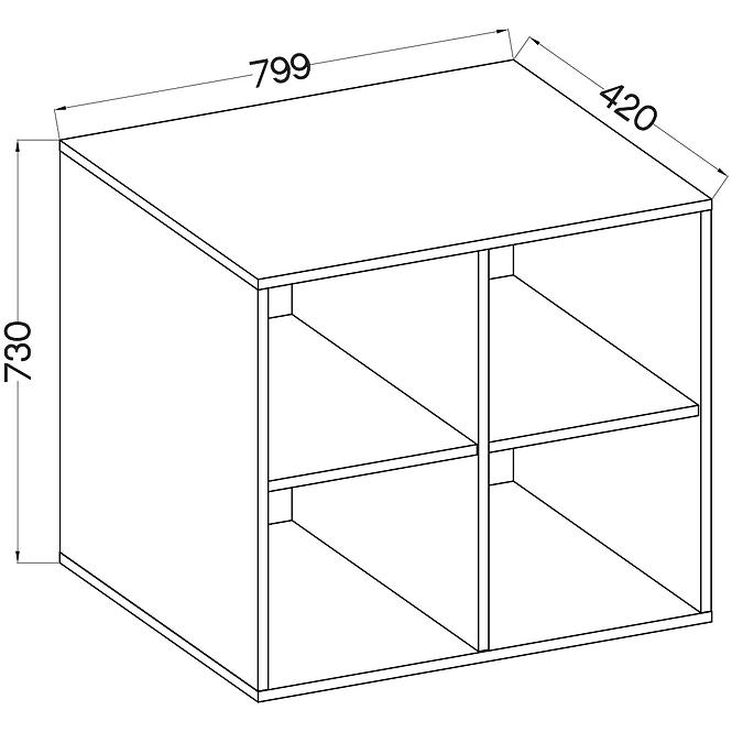 36LW+SZAFKA ŚRODEK/GÓRA OTWARTA MALTA DĄB ARTISAN TYP 103,3