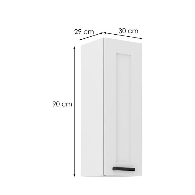 36ZL+LUNA BIAŁY MAT/BIAŁY  30G-90 1F,2