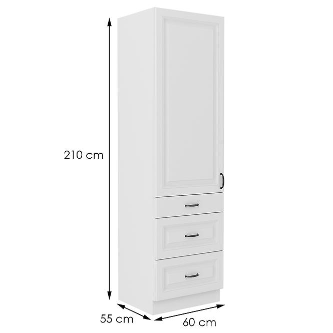 36ZL+STILO BIAŁY MAT/BIAŁY 60DKS-210 3S 1F,2