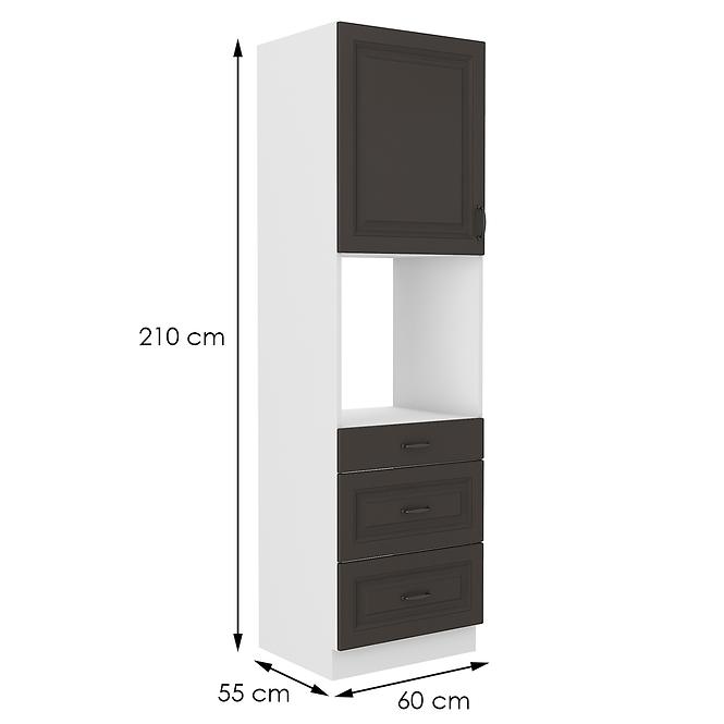 36ZL+STILO GRAFIT MAT/BIAŁY 60DPS-210 3S 1F,2