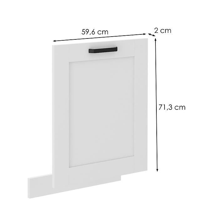 36ZL+LUNA BIAŁY MAT/BIAŁY  FRONT ZM 713X596,2