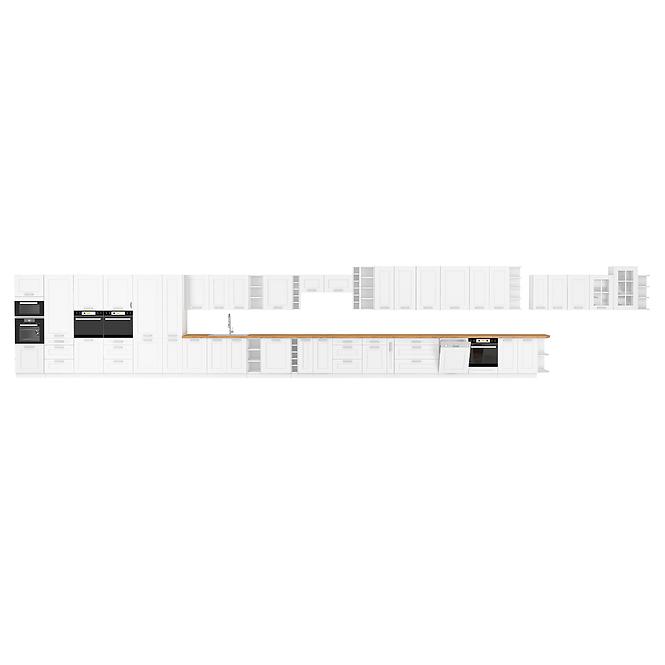 36ZL+LUNA BIAŁY MAT/BIAŁY  FRONT ZM 570X596,3