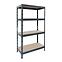 Regal schraubenlos rivet anthrazit 180x90x45 (175kg)