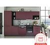 36XY+ZESTAW KUCHENNY SELENE ROSSO VINO Z AGD 300 CZERWONY