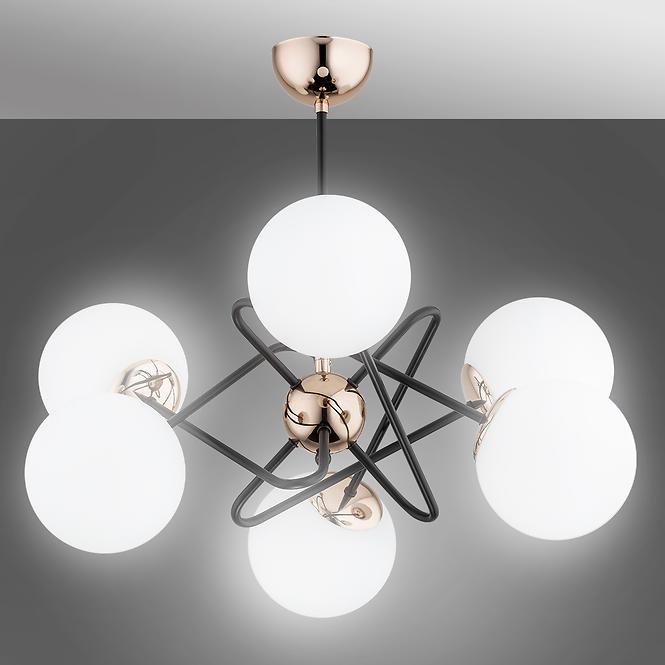 Lampe Virginia Gold White 6 PŁ 63104 LW6