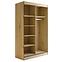 Schrank Oslo II 120 Artisan / Schwarz / Spiegel,3